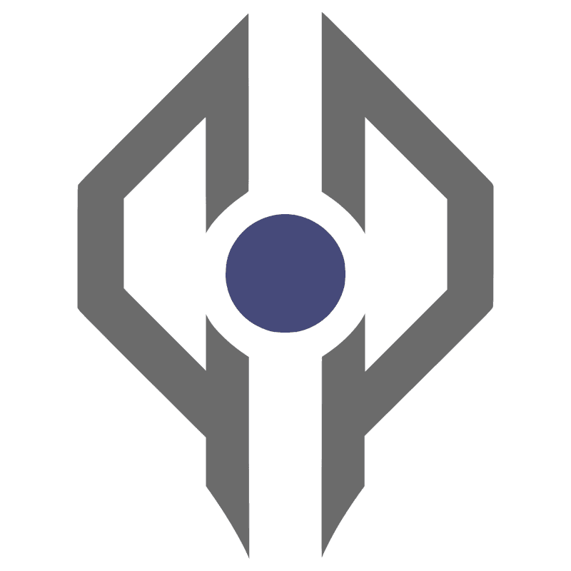 Grey and blue emblem of the Veilbreakers.